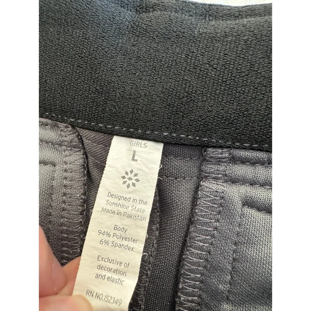 Girls‎ size large gray softball pants
